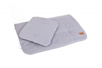Duvet Pillow Organic Grey Color Mood