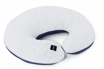 Nursing Pillow Cotton Grey Blue Pure