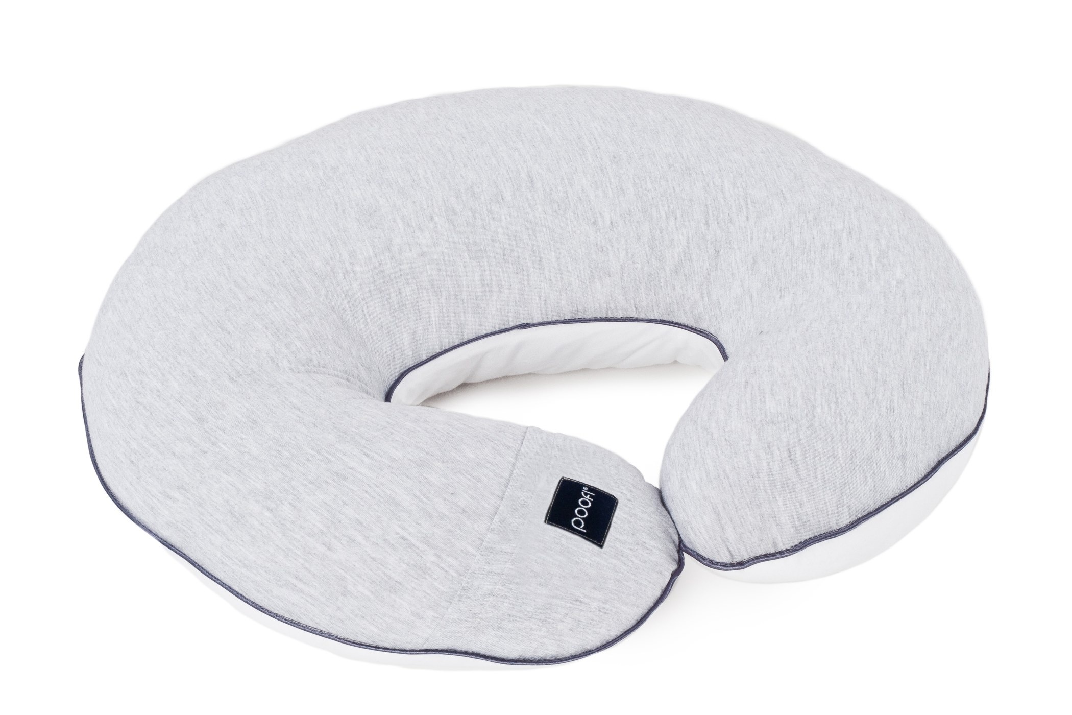 Nursing Pillow Cotton Grey White Pure